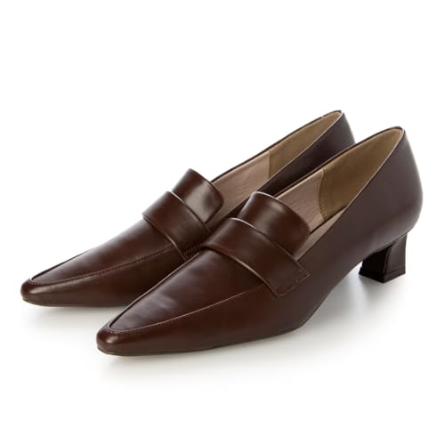 [イーボル] ローファー ﾛｰﾋｰﾙｺｲﾝﾛｰﾌｧｰ レディース ブラウン 23.5 cm